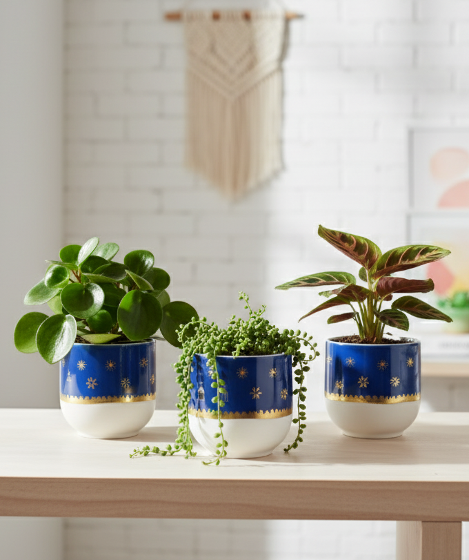 Santorini Blue (Set of 3)